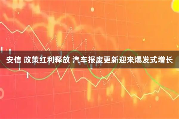 安信 政策红利释放 汽车报废更新迎来爆发式增长